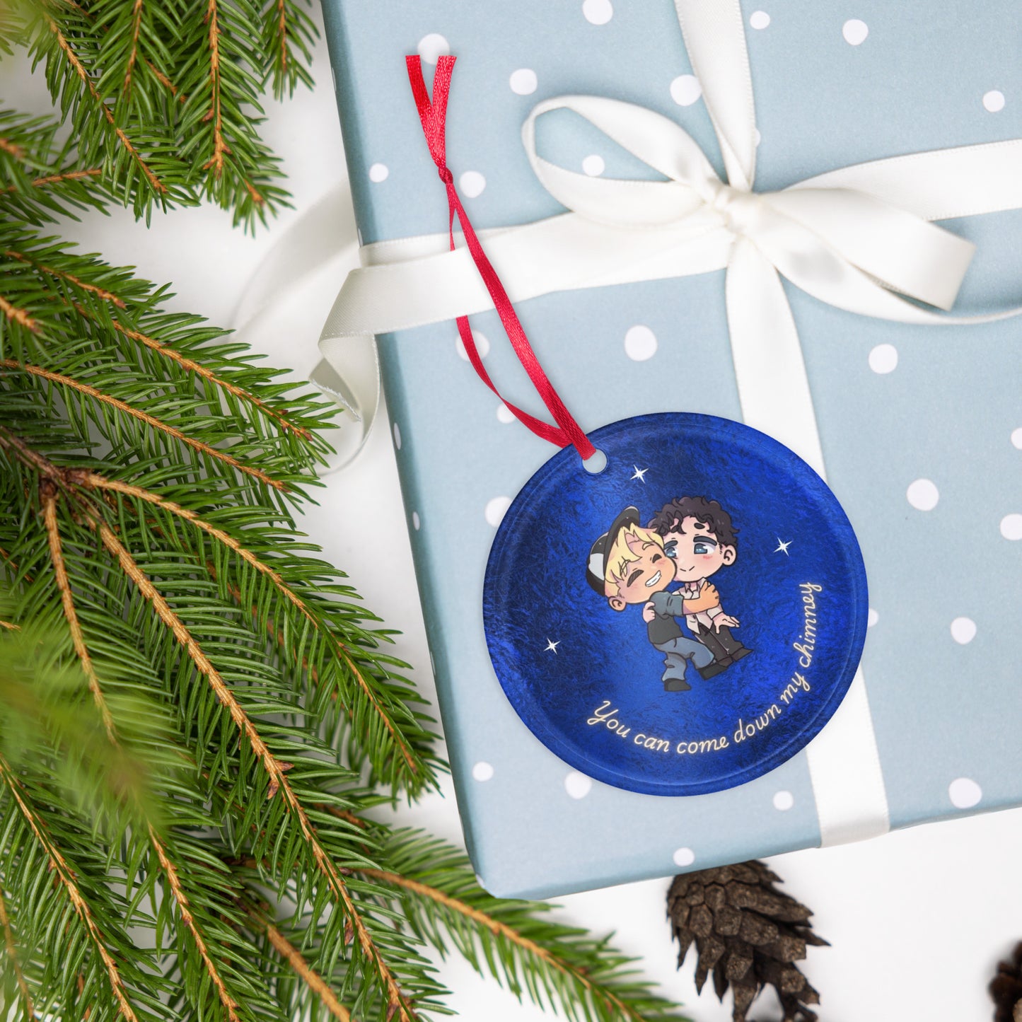 Tucker and Chance Limited Edition Acrylic Holiday Ornament