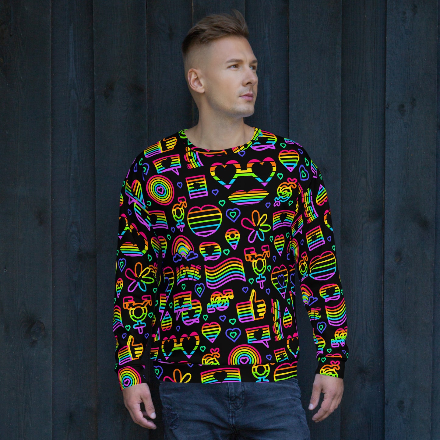 Neon Pride Unisex Sweatshirt